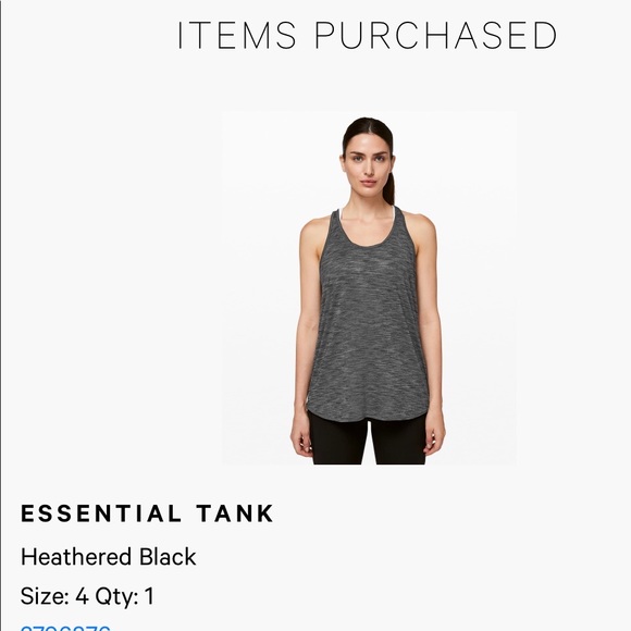Lululemon essential tank- brand new with tags - Picture 2 of 2